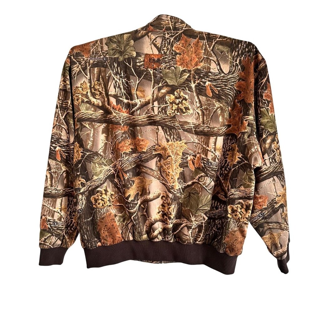Cabela's 2XL Seclusion 3D Camouflage Jacket Outdoor Hunting Camping Hiking Gear - Picture 2 of 11